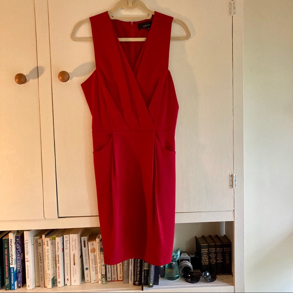 Classy Red Adelyn Rae Dress
